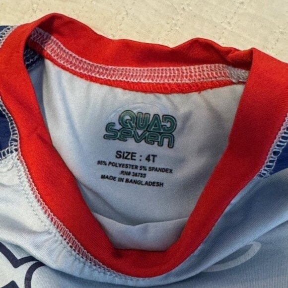 Quad Seven Boys Swim Set 4T - Picture 2 of 3